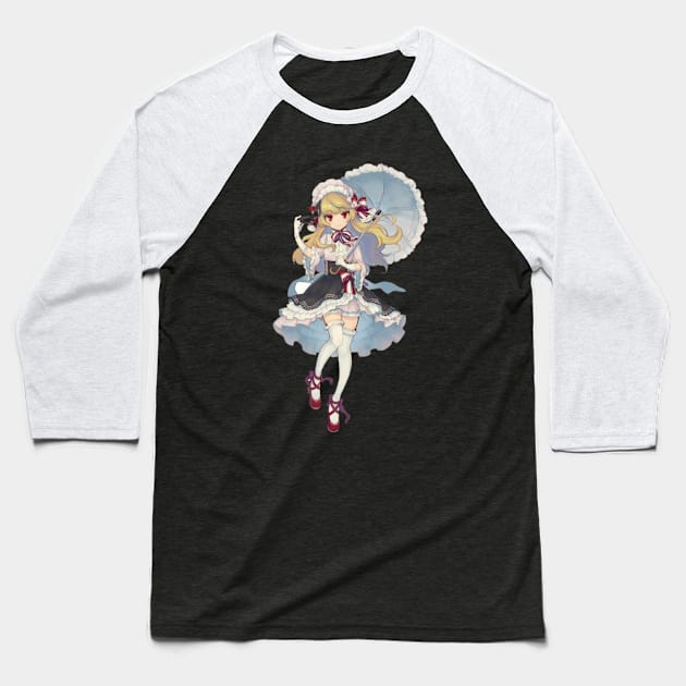 Anime girls Baseball T-Shirt by Boiys